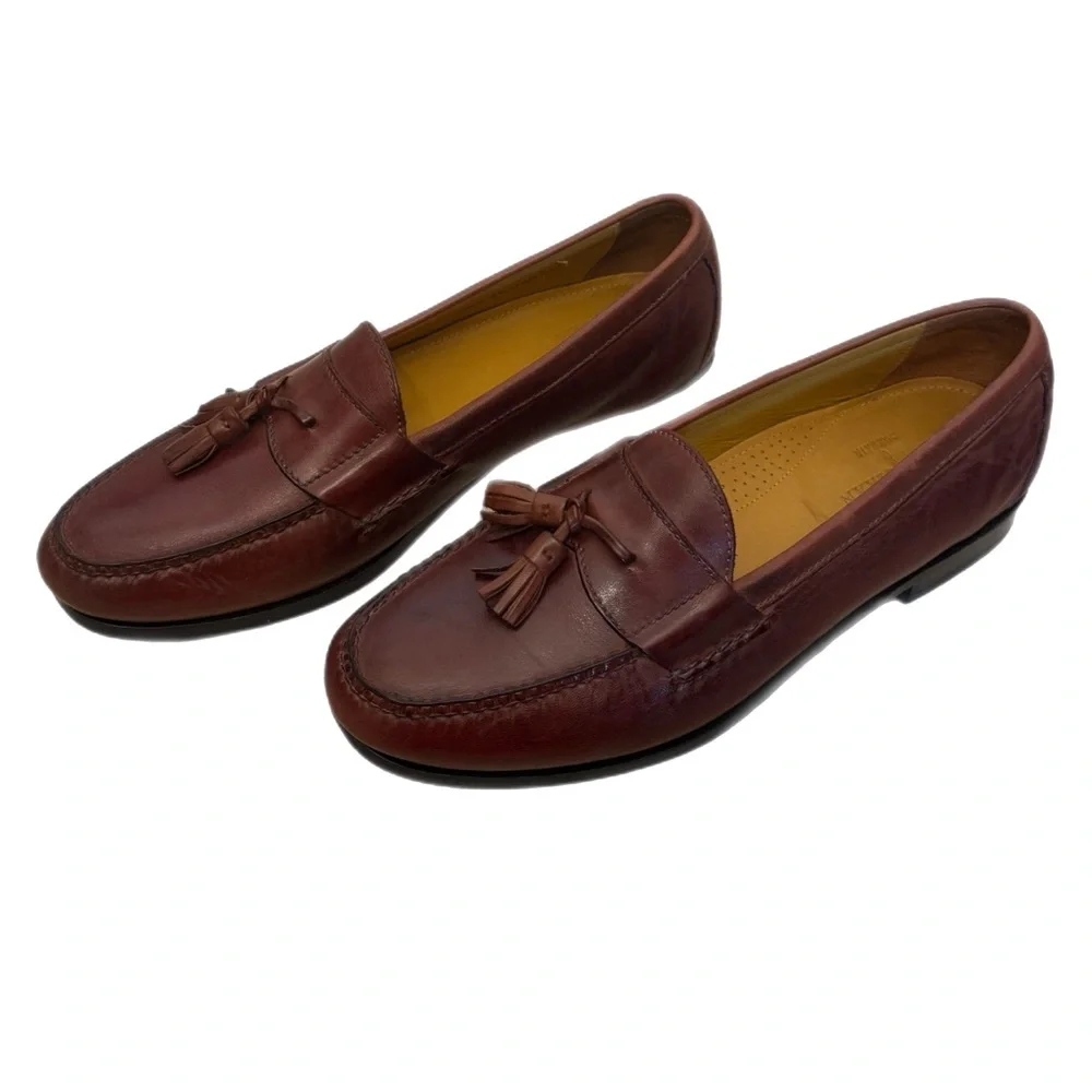 Cole Haan Nike Air Brown Leather Shoes Men’s Size 12 - Picture 1 of 12